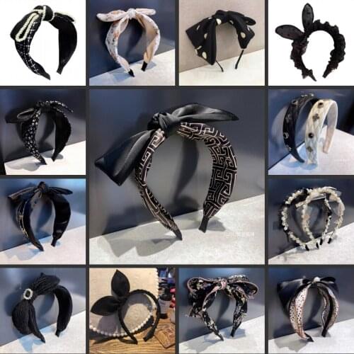 2021 NEW Crystal rhinestone heavy industry hand-made high-end female headband hairband hairpin wide-sided hair accessories