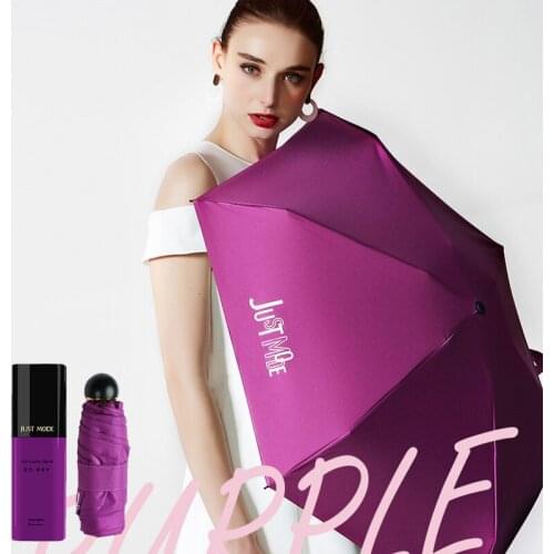 2021 new solid color lipstick umbrella is compact and convenient to prevent UV 012583