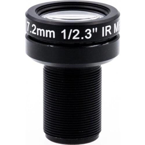 4K Resolution Lens 7.2mm F/2.5 47D HFOV 10MP No Distortion Flat Lens 1/2.3" Sport DV Camera Lens for GoPro Hero Xiaomi Yi GitUp