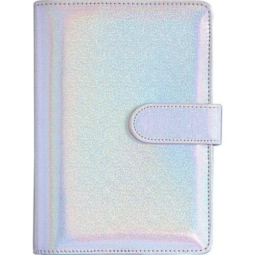 A6 Pu Leather Notebook Binder Cover,6 Ring A6 Binder Budget Cash Envelopes,Planner Travel Journal Binder Cover