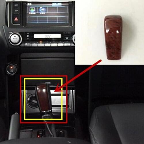 ABS Chrome For Toyota Land Cruiser Prado J150 150 2010 - 2018 car Accessories Car gear shift knob frame panel cover trim