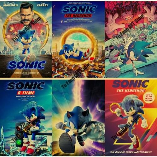 DIY 5D Diamond Painting Sonic Series Cartoon Character Full Round Diamond Mosaic Embroidery Cross Stitch Kits Home Decoration