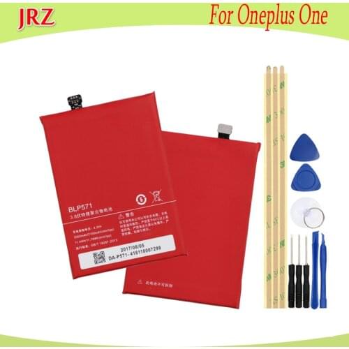 JRZ 3.8V 3000/3100mAh BLP571 battery For Oneplus 1 One Plus 1 phone Replacement Batteries Bateria+Tools