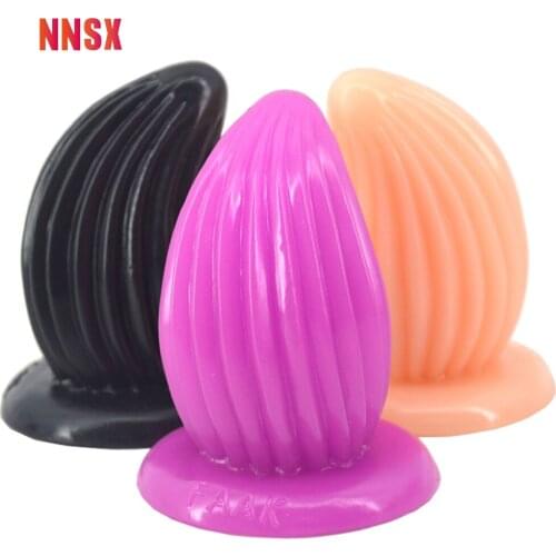 NNSX Conch Anal Plug Small Dildo Depth Texture Suction Cup Lovely Masturbator Very Stimulating Vagina Orgasm Sex Toys For Women