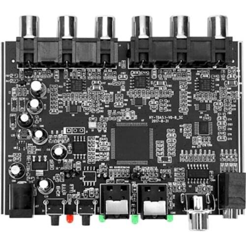 New DAC Module 5.1 Channel AC-3 PCM Digital Optical DTS RCA HiFi Stereo Audio Home Theater Decoder Amplifier Decoding Board
