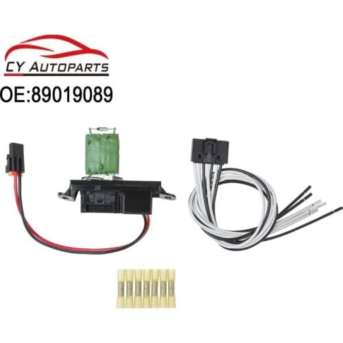 New Heater Blower Motor Fan Resistor For Cadillac Chevrolet GMC Sierra 89019089 15305077