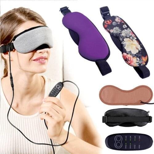 Portable USB Charging New Temperature Control Heat Steam Cotton Eye Mask Dry Tired Compress USB Hot Pads Eye Care Patch