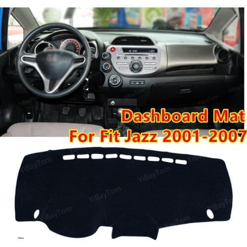 For Honda Fit Jazz 2001-2007 GD1 GD3 GD5 Anti-Slip Mat Sunshade Dashmat Protect Carpet Dashboard Cover Pad Accessories