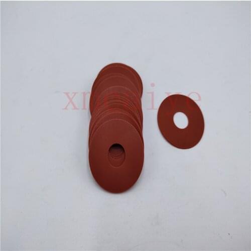 Free shipping 50 pieces high quality red color rubber sucker for offset printing machine 32x10x0.5mm