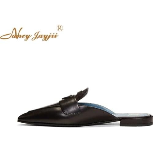 Nancyjayjii Women Slippers Adult Solid Outside&Indoor sewing Fashion Black Square heel Spring/Autumn Sexy Mature Leisure 2021