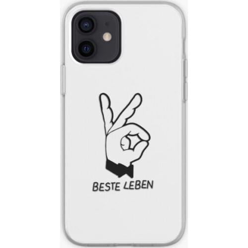 Beste Leben Bonez Mc Mit Schrift Phone Case for iPhone 6 6S 7 8 Plus 11 12 13 Pro Max Mini X XS XR Max 5 5S SE Silicon Print
