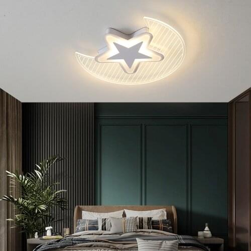 LED ceiling lights for bedroom children room study creative moon ceiling hanging lamp in the kitchen indoor lighting luminaire
