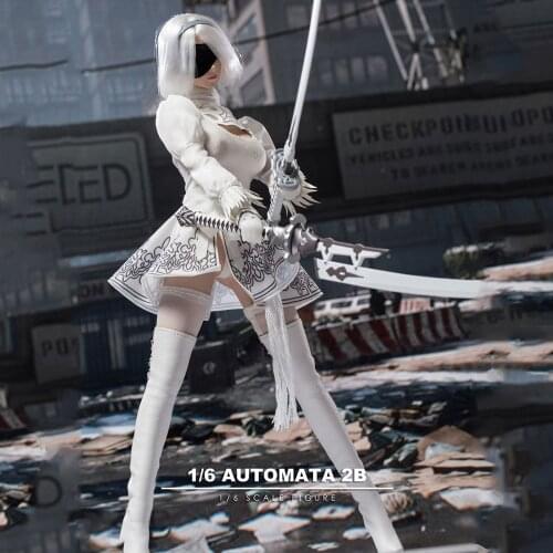 TFTOYS TF03 1/6 2B Girl Head Sculpt Clothes Set For 12'' TBL S10D Action Figure Dolls In STock