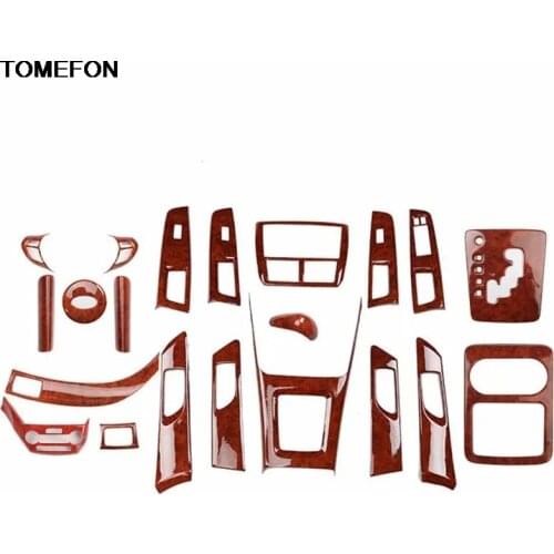TOMEFON For Subaru Forester 2008 09 10 11 2012 ABS Special Color Glasses Armrest Doors Handle Gear Cup Center Sonsole Trim Frame