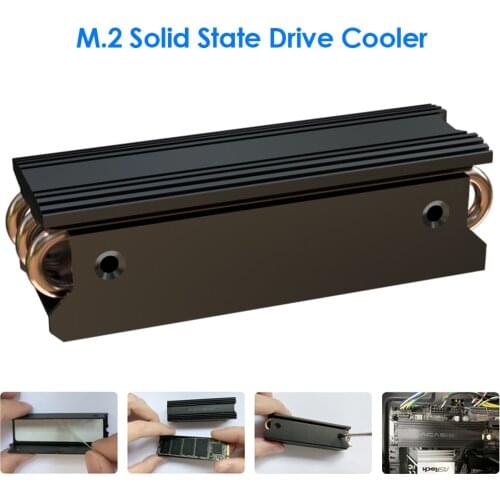 M.2 Solid State Drive Cooler Heatsink for Desktop PC Computer Aluminum Alloy Copper 2280 SSD Radiator Cooling Pad