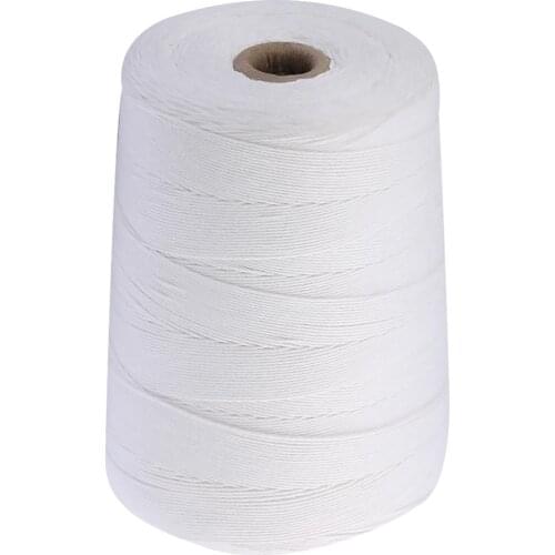 1 Roll 500M Fine Cotton Rope Durable Hanging Rope Woven Cotton String Bundle Wrapping Rope For Sausage Pork Elbow Bacon Zongzi