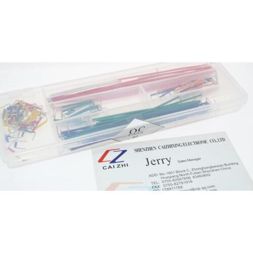 140 pcs U Shape Solderless Breadboard Jumper Cable Wire Kit For raspberry pi 3 Drop Shipping