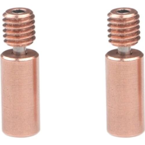 2PCS Bi-Metal Heatbreak 1.75MM Filament for E3D V6 Hotend Heater Block Multi-Nozzle 3D Printer Parts(Smooth)