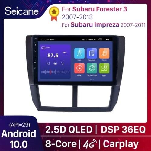 Seicane 9 Inch 2din Android 9.0 Car Radio For Subaru Forester 2008 2009 2010 2011 2012 Head Unit Wifi 3G Multimedia Player GPS