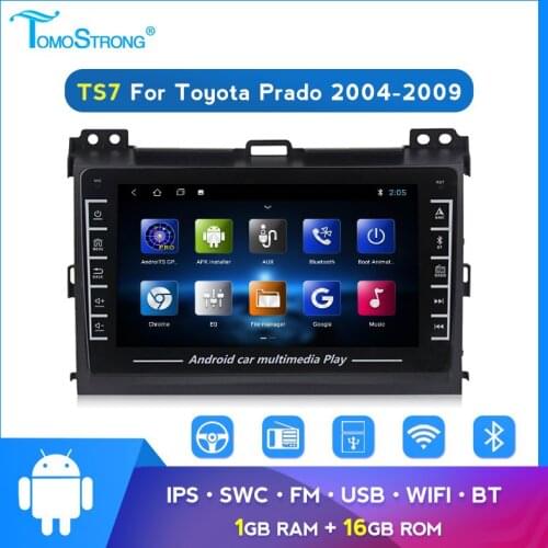 Android Quad core car radio multimedia player For Toyota Land Cruiser Prado 120 2004 - 2009 1280*720 IPS GPS Navigation 2 din