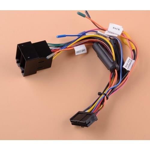 Beler Android ISO Car Stereo Radio Wiring Harness Cable Connector Adapter Universal Accessories