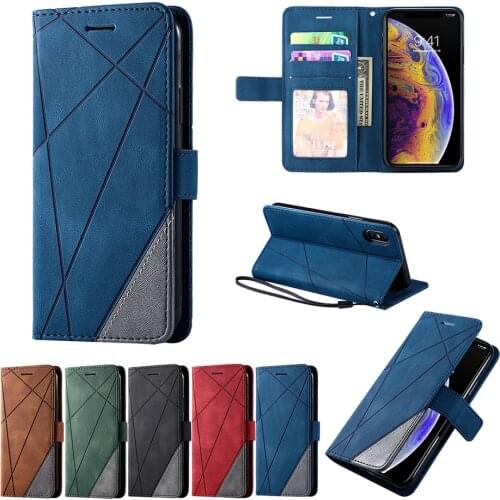 Linen Wallet Flip Case For iPhone 12 mini 11 Pro Max 6 6S Plus 7 8 X Xr XS Max SE 2020 Cover For Samsung S20 S10E S9 S8 S7 S10