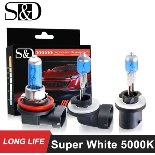 2Pcs H8 12V 35W H27 880 881 Halogen Car Headlights Bulbs H27 881 894 H27W h27w/1 h27w/2 Fog Lamps Car Lights Auto H8 Halogen