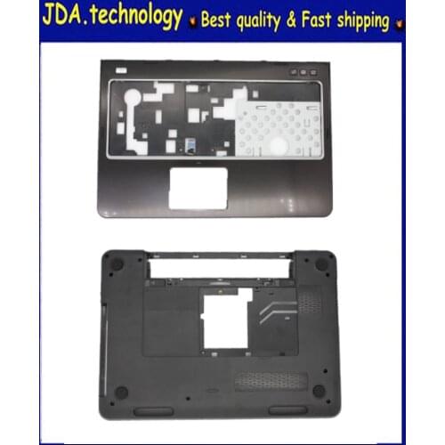MEIARROW New For Dell 14R N4110 N4120 N4010 Palmrest upper cover keyboard bezel +Bottom Case Bottom shell