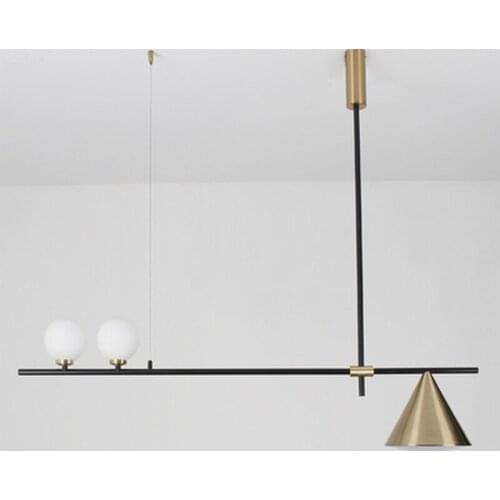 Nordic Minimalist Magic Beans Design Pendant Lamp Concise Parlor Music Restaurant Coffee Dining Kitchen Led Suspension Light
