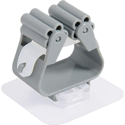 Kitchen Wall Mounted Mop Racks Holder Brush Hanger Bathroom Storage Organizer Storage Hooks Holders Kitchen Tools