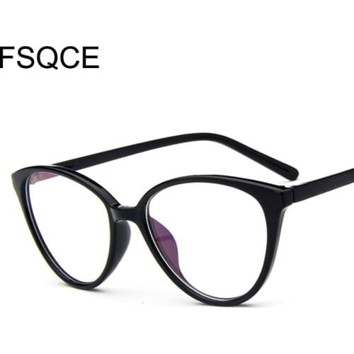 Fashion Women Cat Eye Eyeglasses Frame Men Optical Glasse Frame Retro Eyeglasses Computer Glasses Transparent glasses