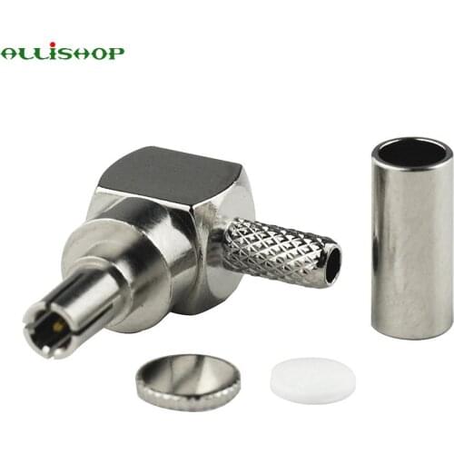 AllISHOP RF Connector Adapter Coaxial CRC9 Crimp Male Right Angle for RG316 RG174 RG188 HuaWei 3g Usb Modem