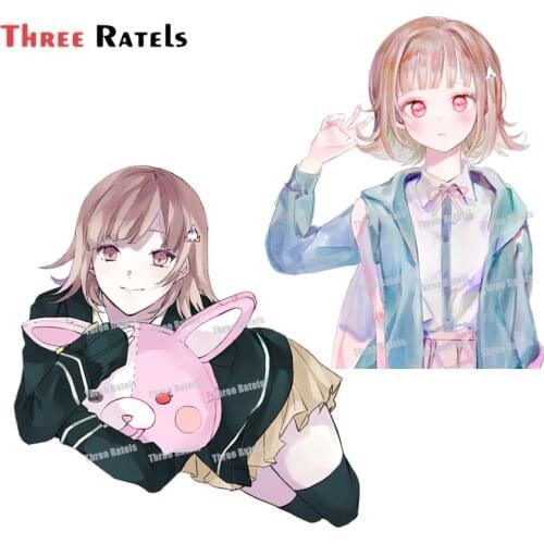 Three Ratels A124 Sweet Amine Girl Nanami Chiaki For Daanganronpa Car Truck Decal Bumper Window Vinyl Material