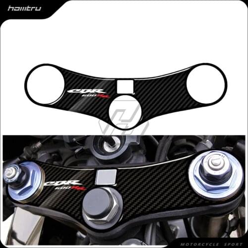 3D Carbon-look Upper Triple Yoke Defender Case for Honda CBR600RR 2005-2006