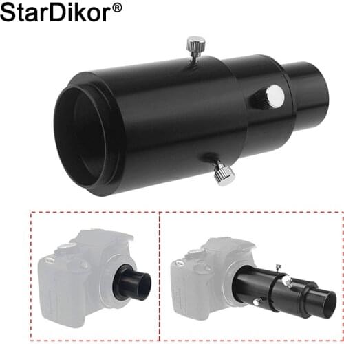 StarDikor 1.25" Variable Telescope Camera Adapter Extension Tube for Focus and Eyepiece Projection Astronomical Photography
