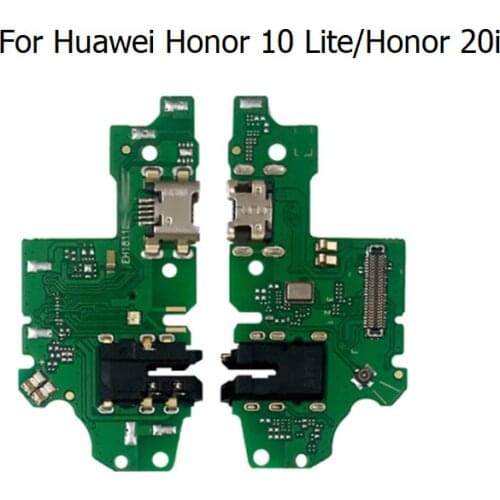 Replacement Charging Port For Huawei Honor 10 Lite USB Charge Board PCB Dock Connector Flex Cable Spare Parts