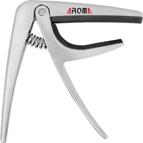 AROMA AC-01 Premium Metal Capo Acoustic Electric Guitar Trigger Zinc Alloy Steel Quick Tuning Electric 6-String Guitarra Capo