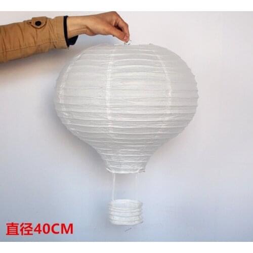 White Hot Air Balloon Paper Lantern wedding decoration kids bedroom hanging birthday party decoration fiesta chinese lantern