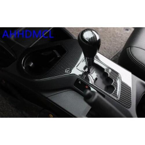 Car Interior Mouldings Modification Decorative Trim Frame Interior Sequins Carbon Fiber Color For Rav4 2013 2014 2015 2016 -2019