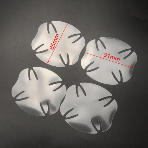 4pcs Car stickers Car Door Handle Scratches Protec For Renault Koleos Fluenec Latitude Sandero Kadjar Captur Talisman Megane