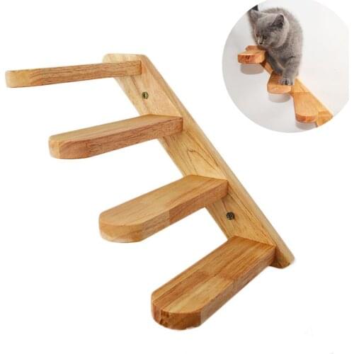 New Coming Pet Stairs Step Cat Climbing Ladder Wall Stair Ladder Puppy Pet Training Toys Cat Play Furniture Small Animals Using