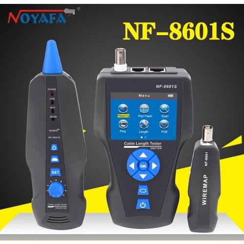 Noyafa POE PING Tracker RJ45 RJ11 Lan Cable TDR Tester Network Cable Tester Wiring Tester Voltage Detector