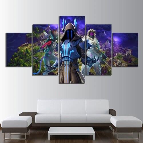 5 Piece Modern Home Painting Decorative Battle Royal Game HD Print Wall Art Canvas Art For Living Wall Art Painting Artwork