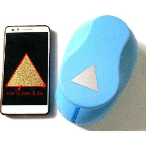 3 inch(about 6.2cm) triangle perforadora de papel scrapbooking punch eva foam punch paper punches craft punch hole puncher