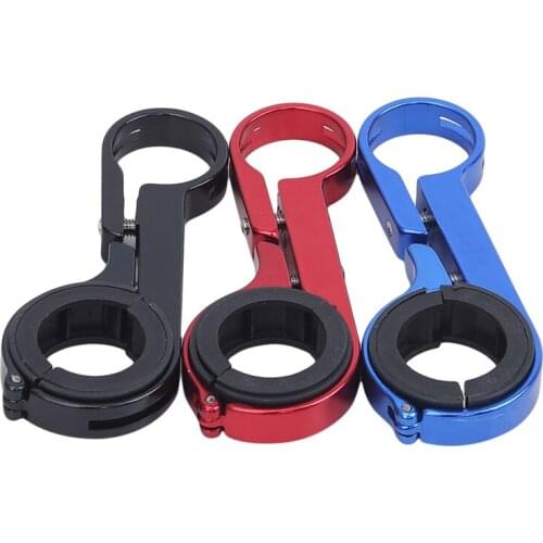 Bicycle Handlebar Extender Mountain Bike Mount Bracket Front Light Mount Headlight Flashlight Lamp Holder