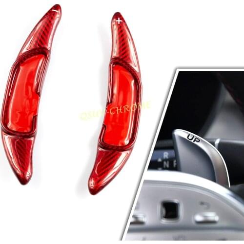 Carbon Fiber Paddle Shifter Extension For Mercedes AMG C43 E53 CLA45 GLA45 GLC43