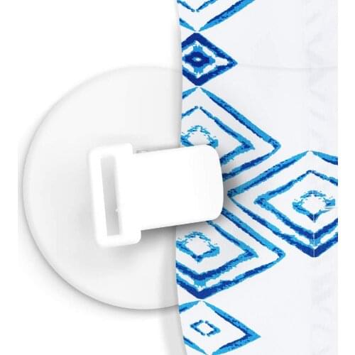 2pcs Shower Curtain Clips Anti Splash Spill Drop Water High-quality Guard Shower Curtain Rings Clip Bathroom Accessories