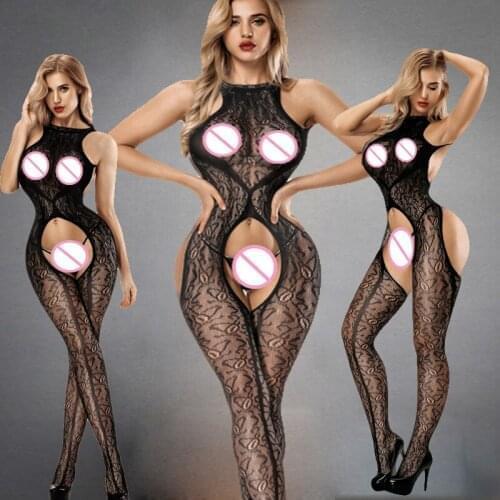 Lingerie Feminina Sexy Lingerie Porno Sexy Costumes Lenceria Mujer Transparent Sleepwear Erotic Langerie Babydolls catsuit Qq374
