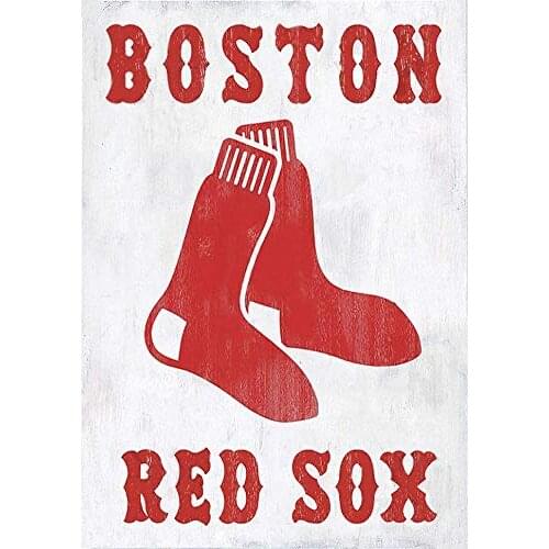 TIN Sign Boston Red Sox Rustic Metal Decor Fenway Wall Store Card Shop A908 Tin Sign