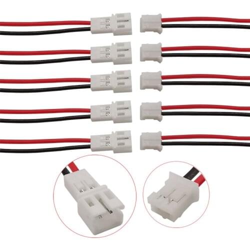 100/50Pair JST-PH2.0 2P Micro Connector jst 2pin Male Female Plug Jack Cables Terminals Connector With 20CM 26AWG Wire